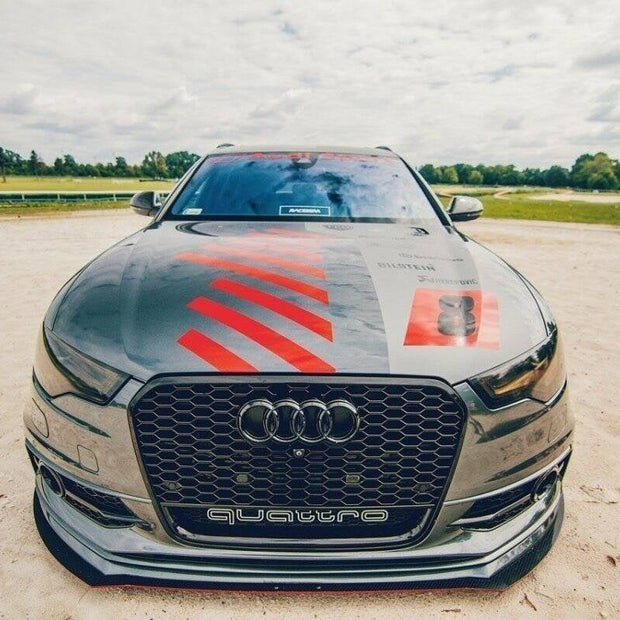 Racing Frontläpp för Audi A6 S-Line C7 (2 splitters)