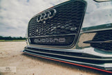 Racing Frontläpp för Audi A6 S-Line C7 (2 splitters)
