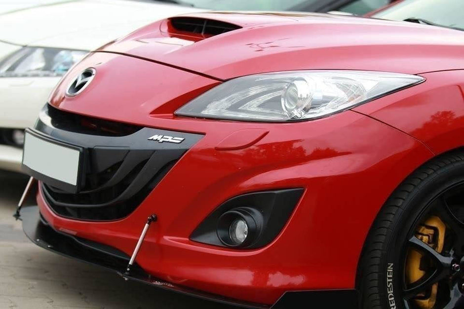 Front Racing Splitter för Mazda 3 Mk2 MPS