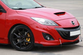 Front Racing Splitter för Mazda 3 Mk2 MPS