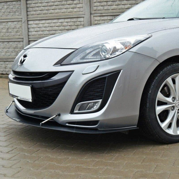 Front Racing Splitter för Mazda 3 Mk2 Sport