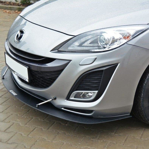 Front Racing Splitter för Mazda 3 Mk2 Sport