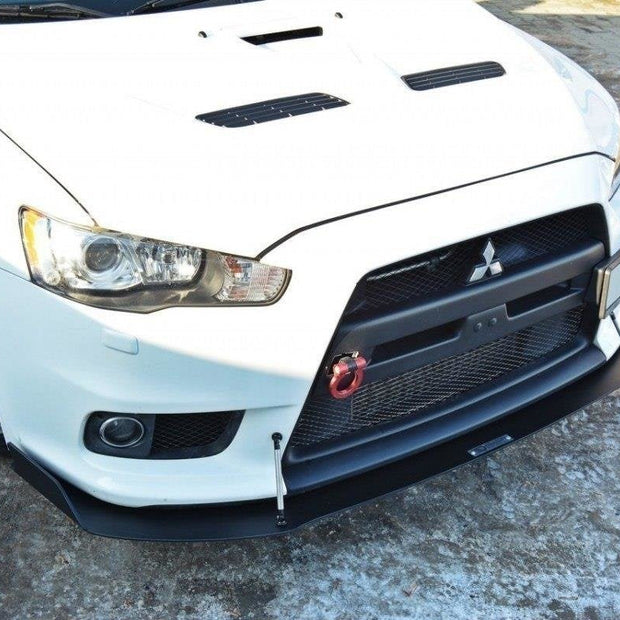 Front Racing Splitter V.1 för Mitsubishi Lancer Evo X
