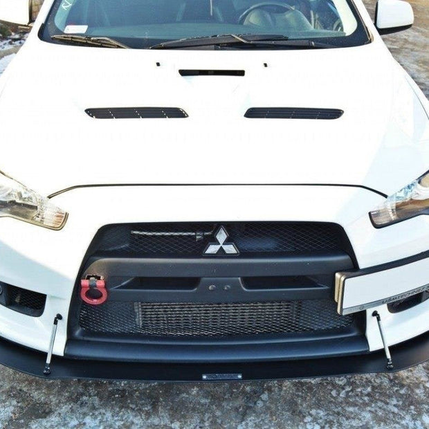 Front Racing Splitter V.1 för Mitsubishi Lancer Evo X