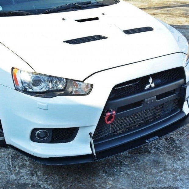 Front Racing Splitter V.2 för Mitsubishi Lancer Evo X
