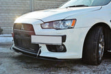 Front Racing Splitter V.2 för Mitsubishi Lancer Evo X
