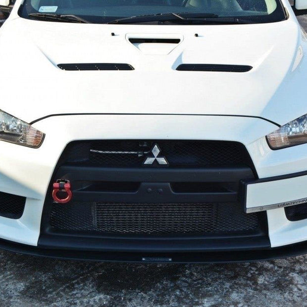 Front Racing Splitter V.3 för Mitsubishi Lancer Evo X