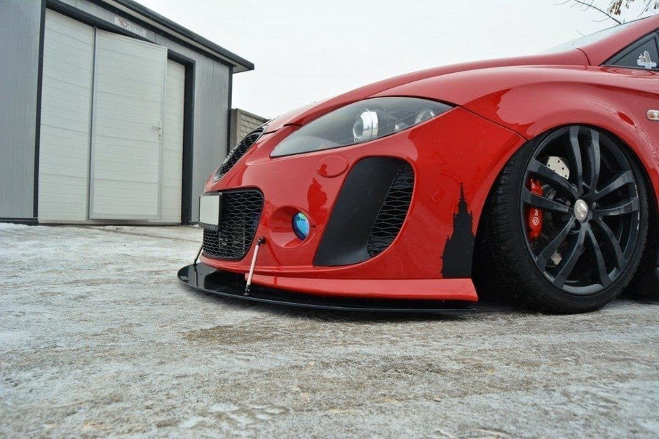 Front Racing Splitter V.1 för Seat Leon Mk2 MS DESIGN