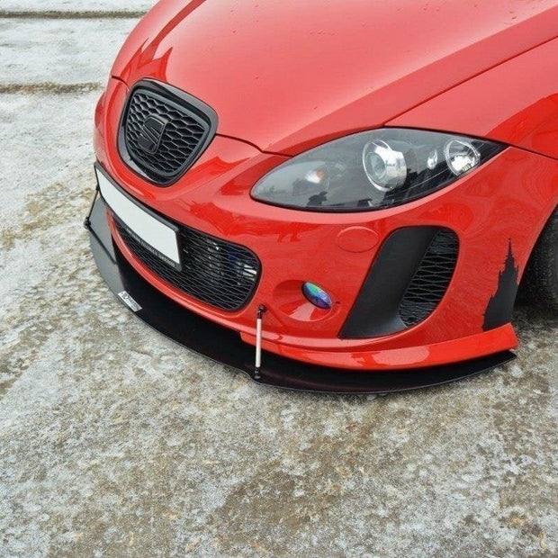 Front Racing Splitter V.2 för Seat Leon Mk2 MS DESIGN