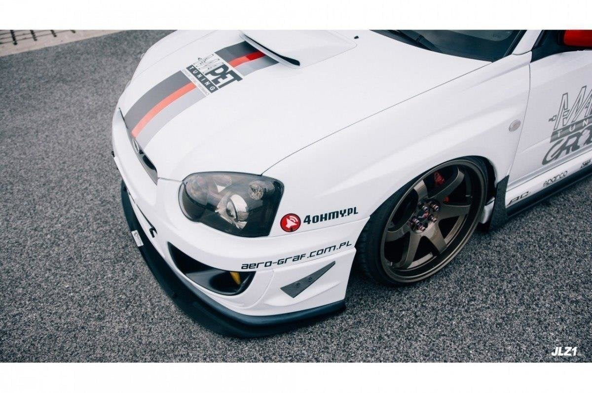Front Racing Splitter för Subaru Impreza WRX STI (BLOBEYE)