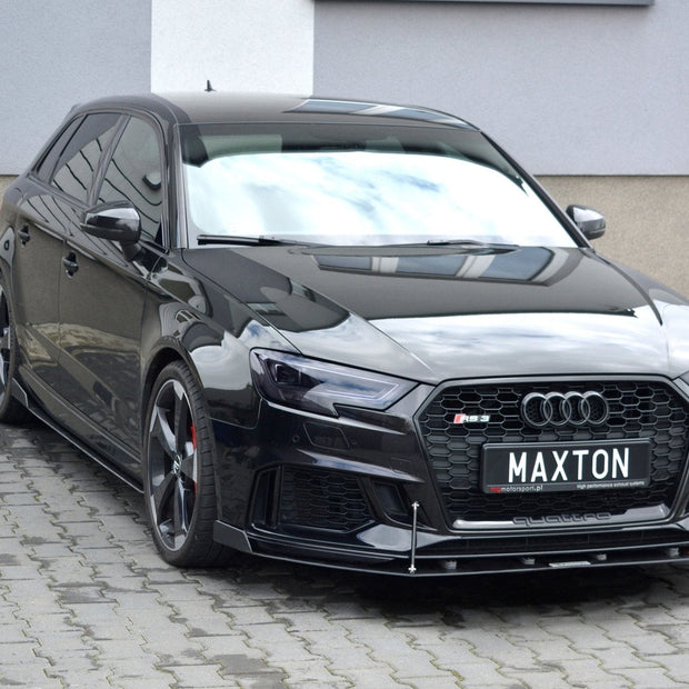 Front Racing Splitter V.2 för Audi RS3 Sportback 8V Facelift