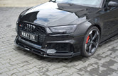 Front Racing Splitter V.2 för Audi RS3 Sportback 8V Facelift