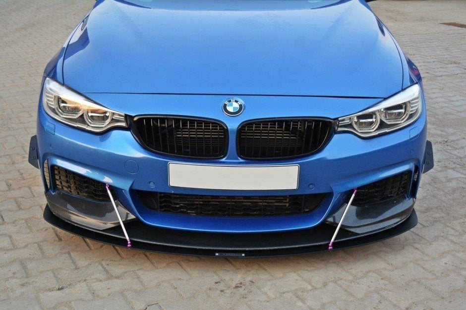 Maxton Design Racing-frontsplitter V.3 BMW 4 Coupe / Gran Coupe / Cabrio M-Pack F32 / F36 / F33