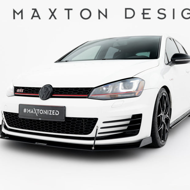Front Racing Splitter för Volkswagen Golf GTI / GTD Mk7