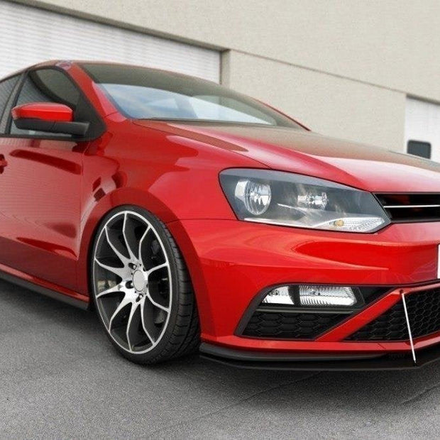 Front Racing Splitter för Volkswagen Polo GTI Mk5 Facelift