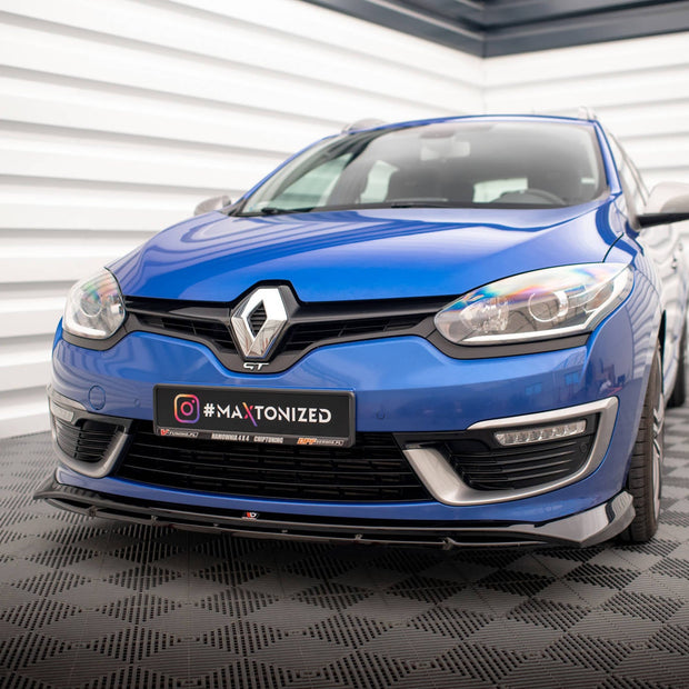 Frontläpp för Renault Megane GT Line Grandtour Mk3 Facelift