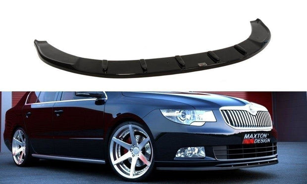Frontläpp för Skoda Superb Mk2 (For Sport Främre Stötfångare Spoiler)