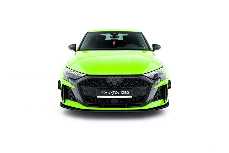 Street Pro Frontläpp + Flaps för Audi RS3 Sportback 8Y Facelift
