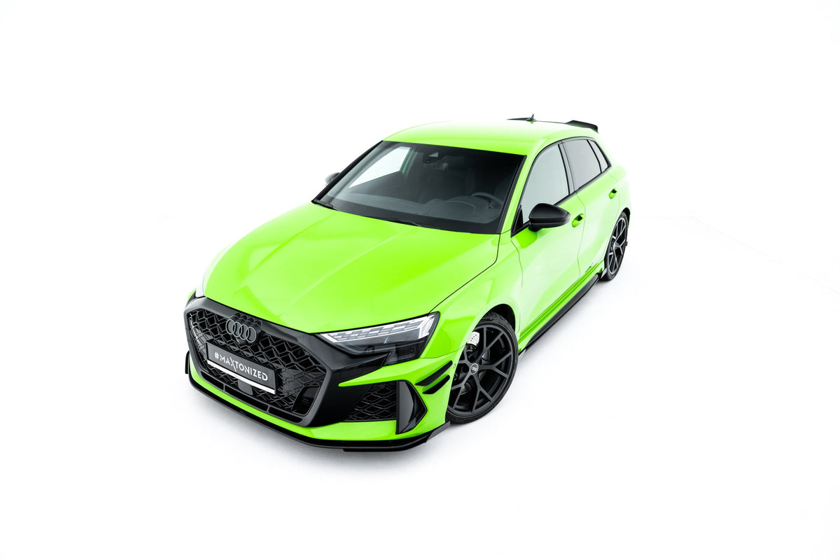 Street Pro Frontläpp + Flaps för Audi RS3 Sportback 8Y Facelift