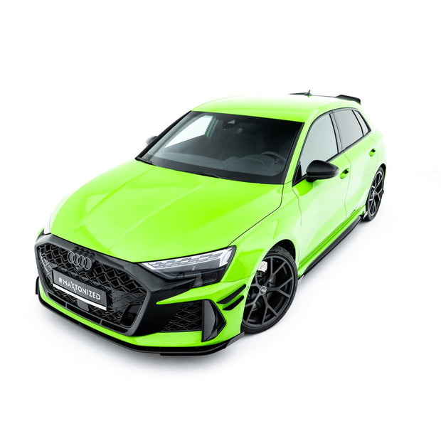 Street Pro Frontläpp + Flaps för Audi RS3 Sportback 8Y Facelift
