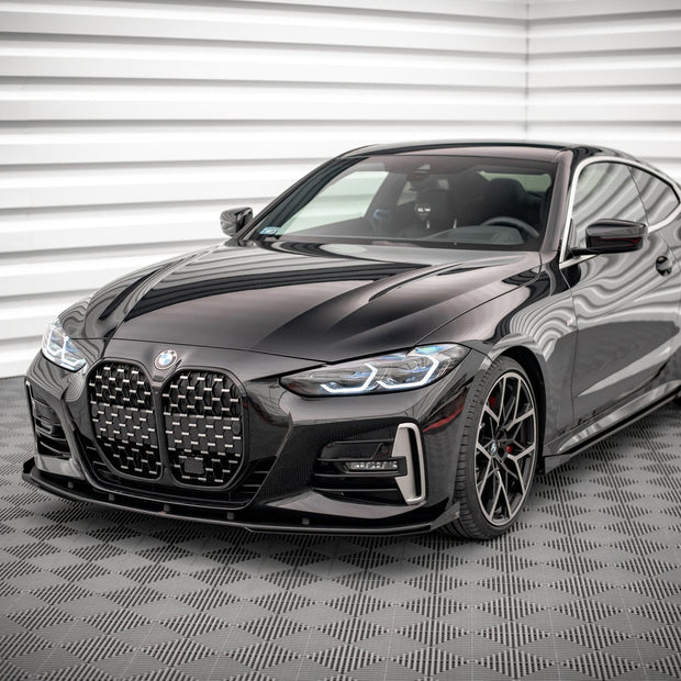 Street Pro Frontläpp + Flaps för BMW 4 M-Pack / M440i G22 / G23 / G22 Facelift / G23 Facelift