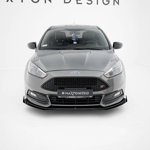 Street Pro Frontläpp + Flaps för Ford Focus ST Mk3 Facelift