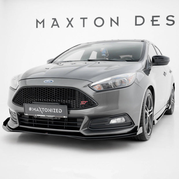 Street Pro Frontläpp + Flaps för Ford Focus ST Mk3 Facelift