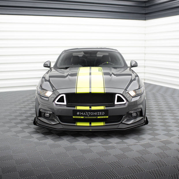 Maxton Design Street Pro frontläpp + flaps – Ford Mustang GT Mk6