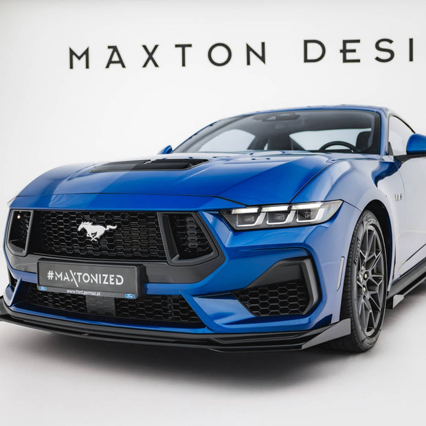 Maxton Design Street Pro frontläpp + flaps – Ford Mustang GT Mk7