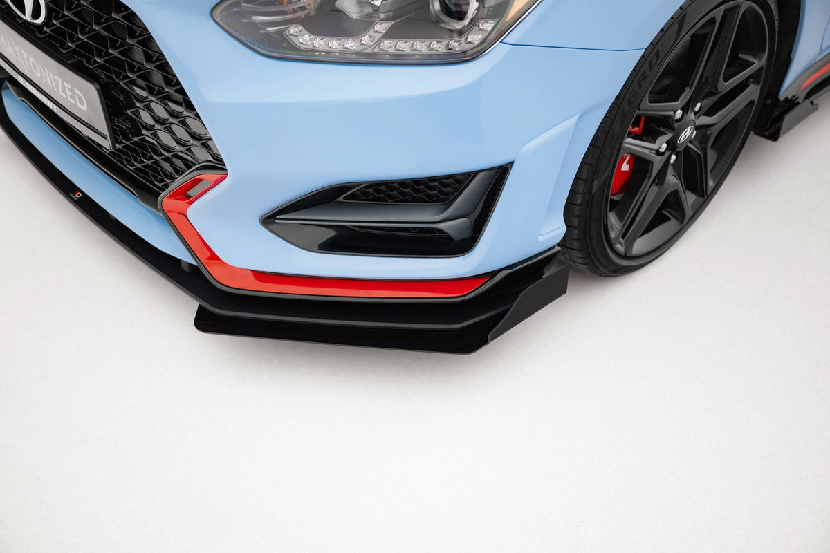 Street Pro Frontläpp + Flaps för Hyundai Veloster N Mk2