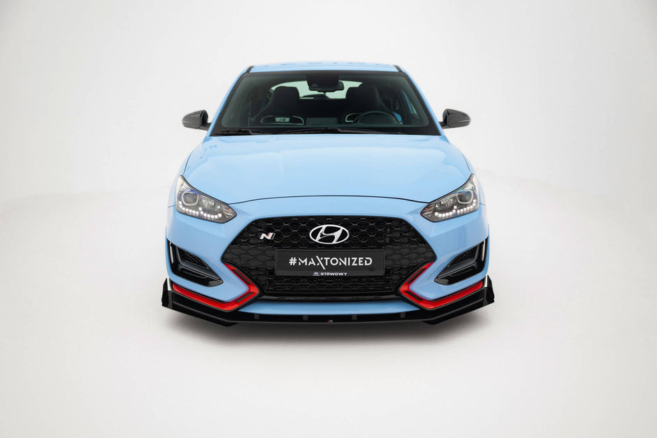 Street Pro Frontläpp + Flaps för Hyundai Veloster N Mk2