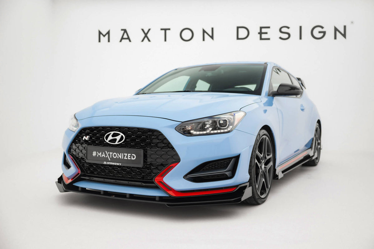 Street Pro Frontläpp + Flaps för Hyundai Veloster N Mk2