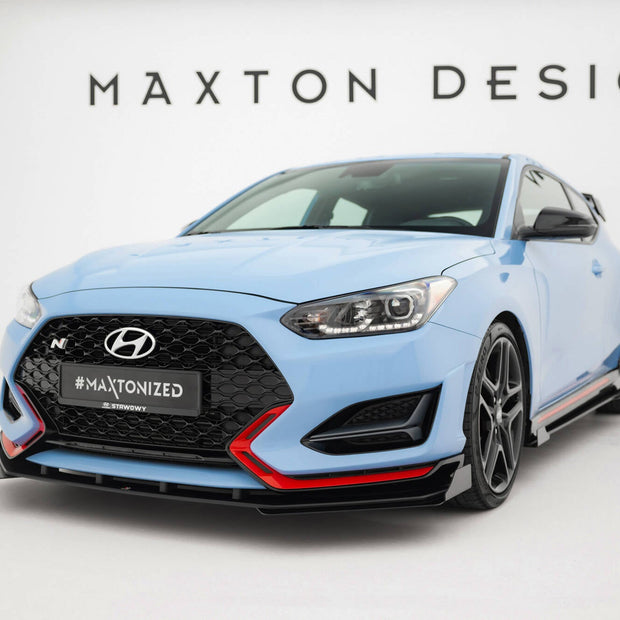 Street Pro Frontläpp + Flaps för Hyundai Veloster N Mk2