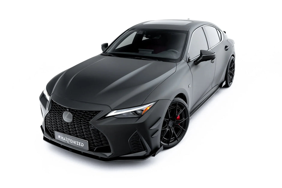 Street Pro Frontläpp + Flaps för Lexus IS 500 Mk3 Facelift 2 (XE30)