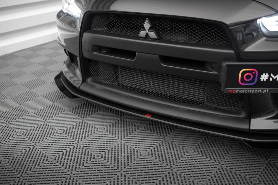 Street Pro Frontläpp + Flaps för Mitsubishi Lancer EVO X