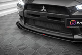 Street Pro Frontläpp + Flaps för Mitsubishi Lancer EVO X