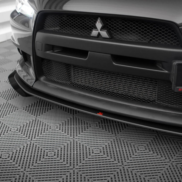 Street Pro Frontläpp + Flaps för Mitsubishi Lancer EVO X