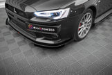 Street Pro Frontläpp + Flaps för Mitsubishi Lancer EVO X