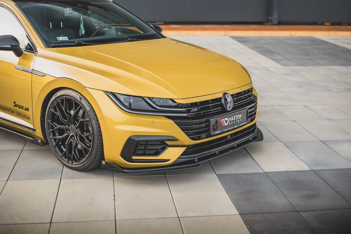 Street Pro Frontläpp + Flaps för Volkswagen Arteon R-Line Sedan / Shooting Brake Mk1
