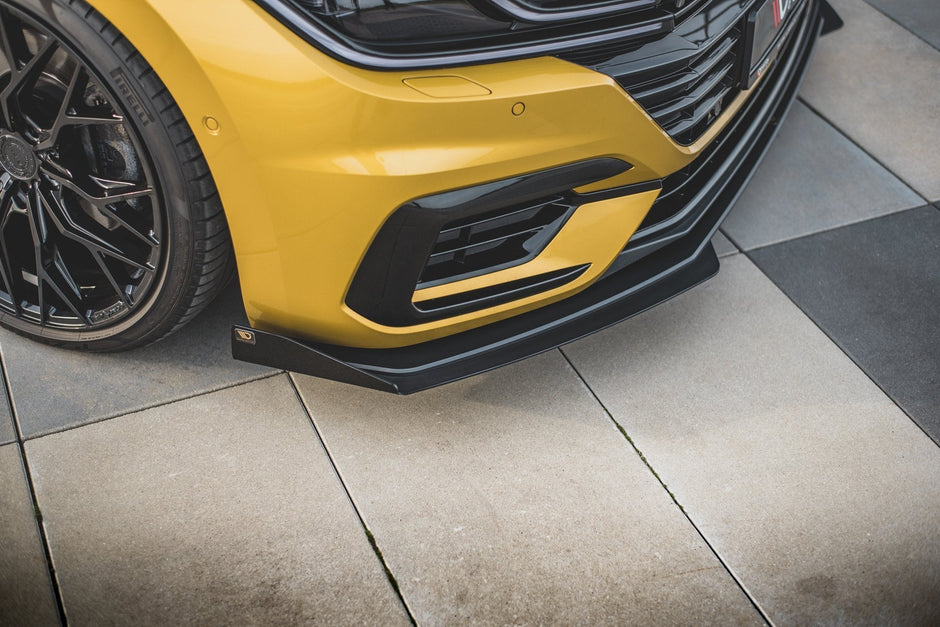 Street Pro Frontläpp + Flaps för Volkswagen Arteon R-Line Sedan / Shooting Brake Mk1