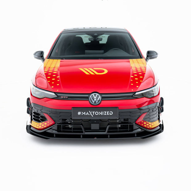 Street Pro Frontläpp + Flaps för Volkswagen Golf GTI Clubsport Mk8 Facelift