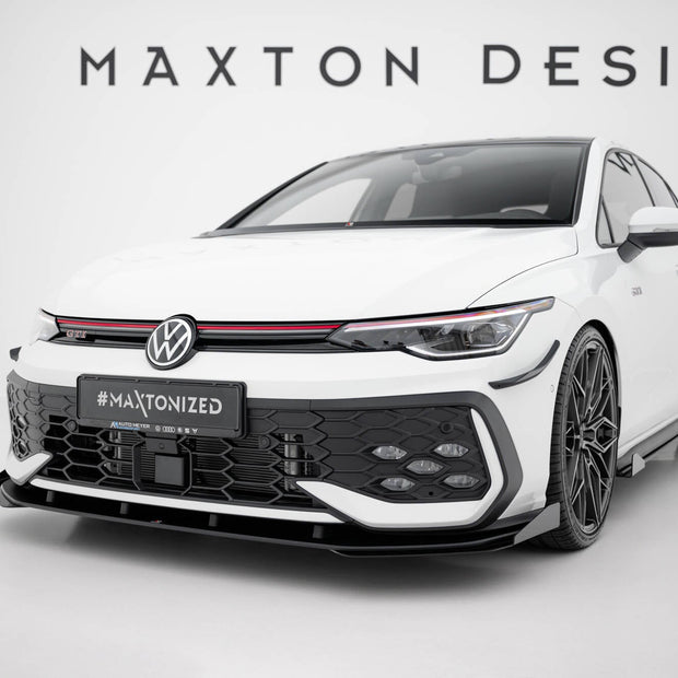 Street Pro Frontläpp + Flaps för Volkswagen Golf GTI / GTE / R-Line Mk8 Facelift