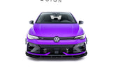 Street Pro Frontläpp + Flaps för Volkswagen Golf R Hatchback Mk8 Facelift