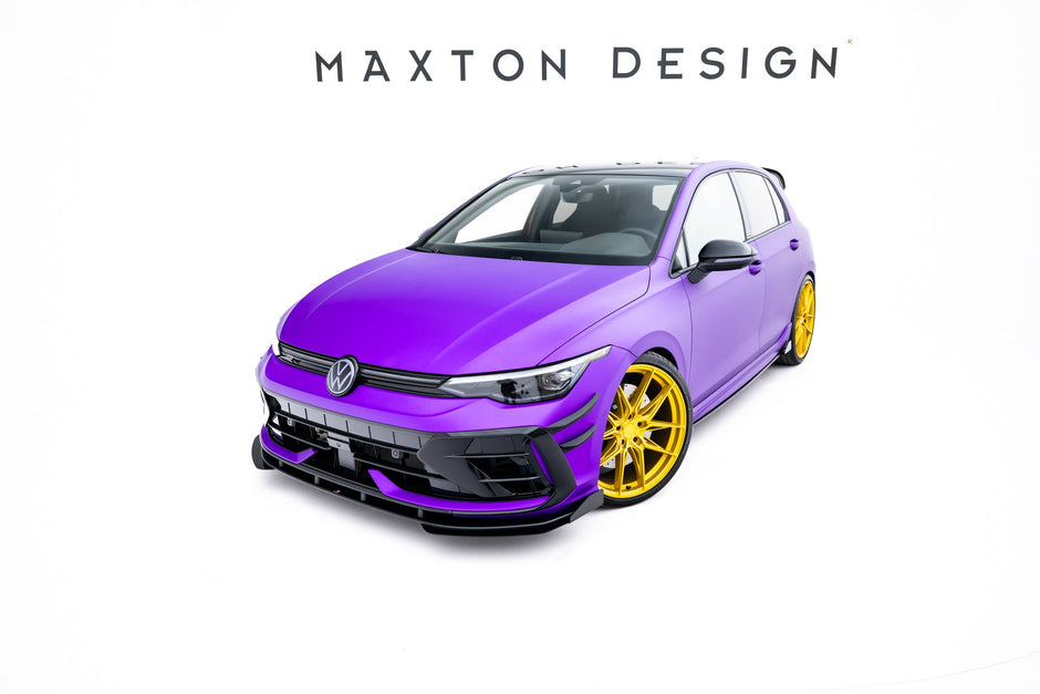 Street Pro Frontläpp + Flaps för Volkswagen Golf R Hatchback Mk8 Facelift
