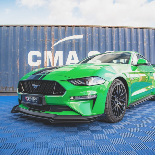 Maxton Design Street Pro frontläpp V.1 + flaps – Ford Mustang GT Mk6 Facelift