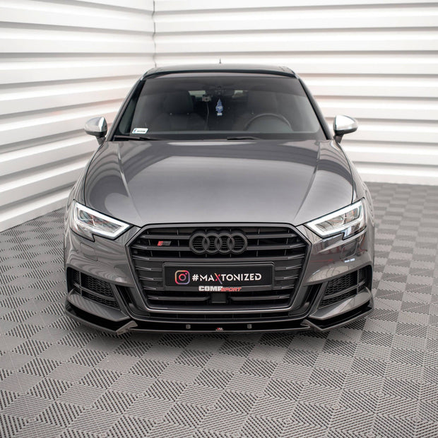 Frontläpp V.1 för Audi S3 / A3 S-Line Sportback 8V Facelift