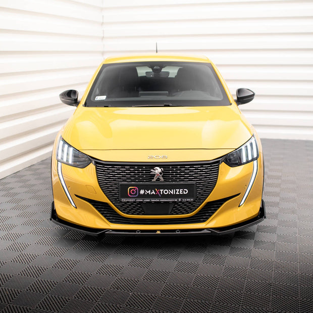 Frontläpp V.1 + Flaps för Peugeot 208 GT Mk2