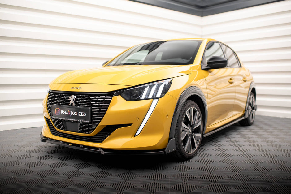 Frontläpp V.1 + Flaps för Peugeot 208 GT Mk2