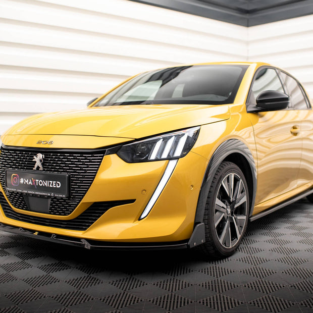 Frontläpp V.1 + Flaps för Peugeot 208 GT Mk2