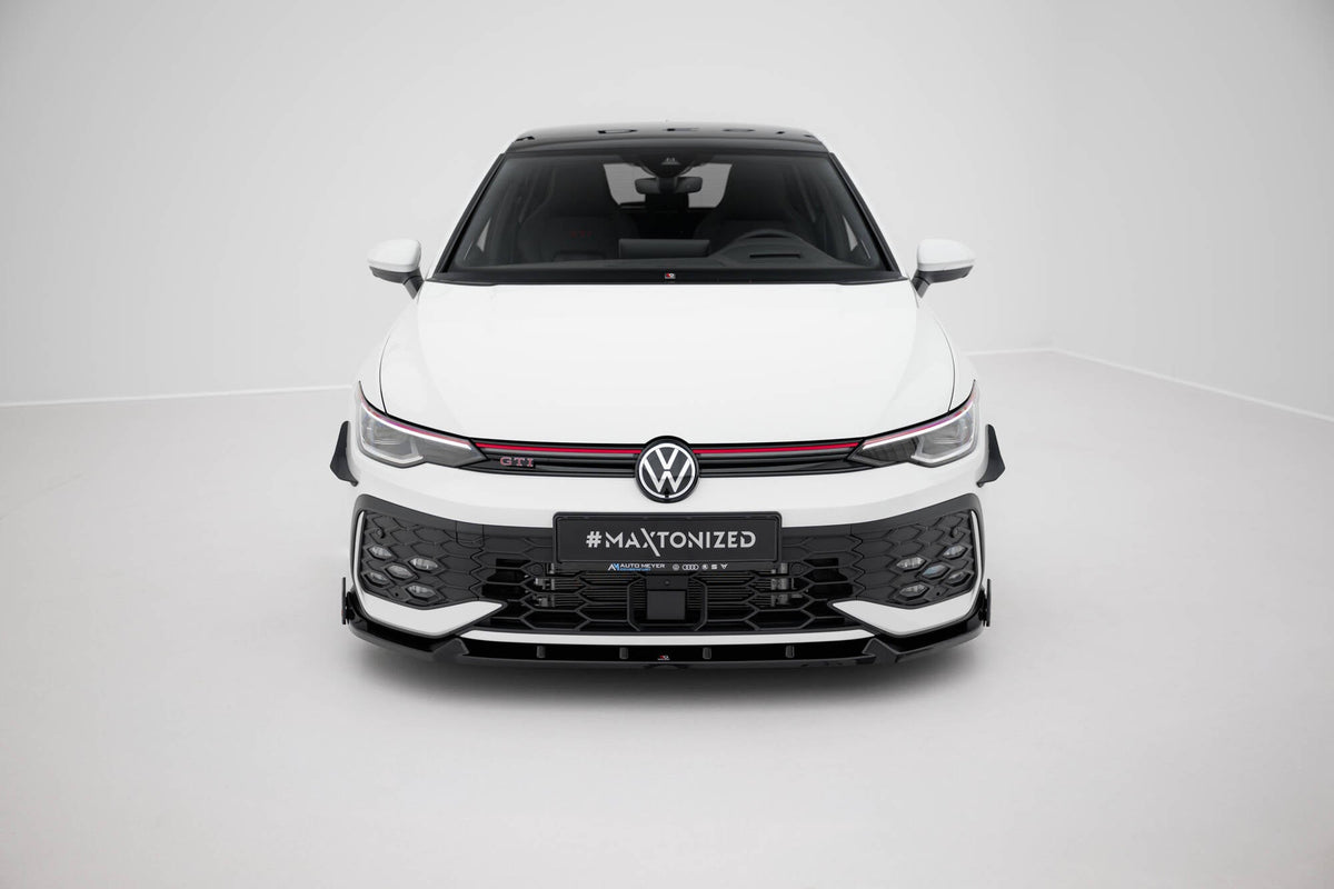 Frontläpp V.2 + Flaps för Volkswagen Golf GTI / GTE / R-Line Mk8 Facelift